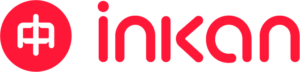 inkan logo más sello rojo con fondo transparente